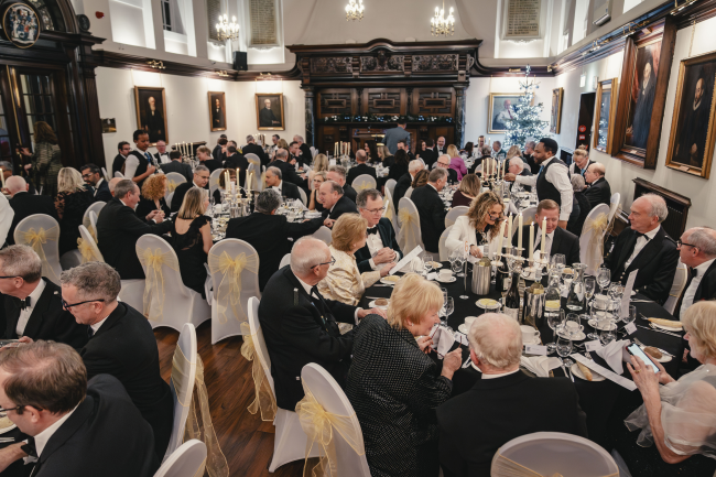 People enjoying private dining